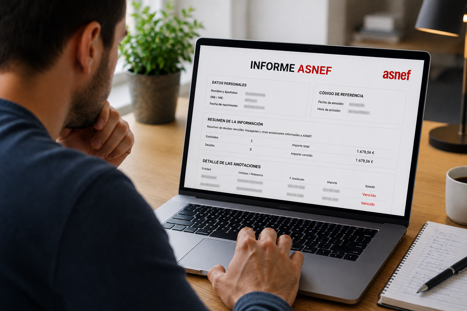 Cómo salir de ASNEF sin pagar la deuda